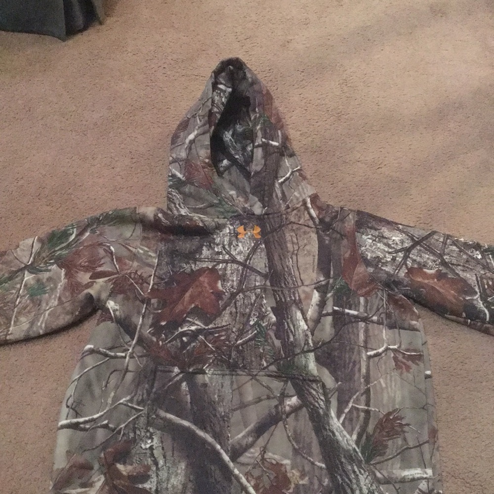 Kids camo under armour hoodie